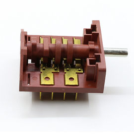 Mini interruptor rotativo terminal de cobre, 4 interruptor da máquina de lavar louça da posição de Polo 3
